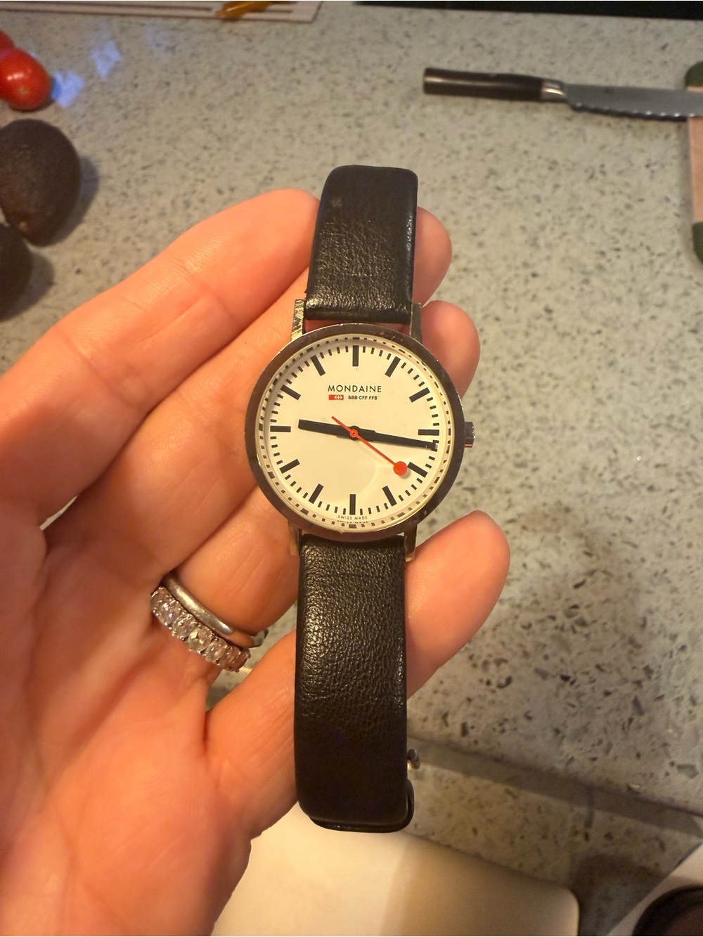Mondaine Swiss Railway Watch with Red Seconds - Picture 6 of 12